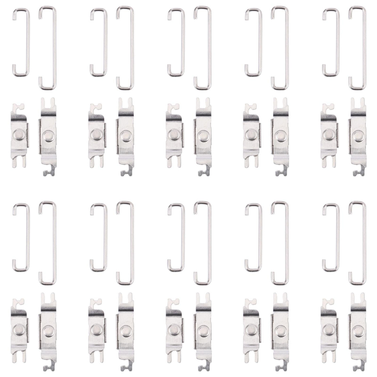 10-Piece Power / Volume Badge Holder With Spring Hooks For Iphone X 13 Pro Max-1915197424234795012