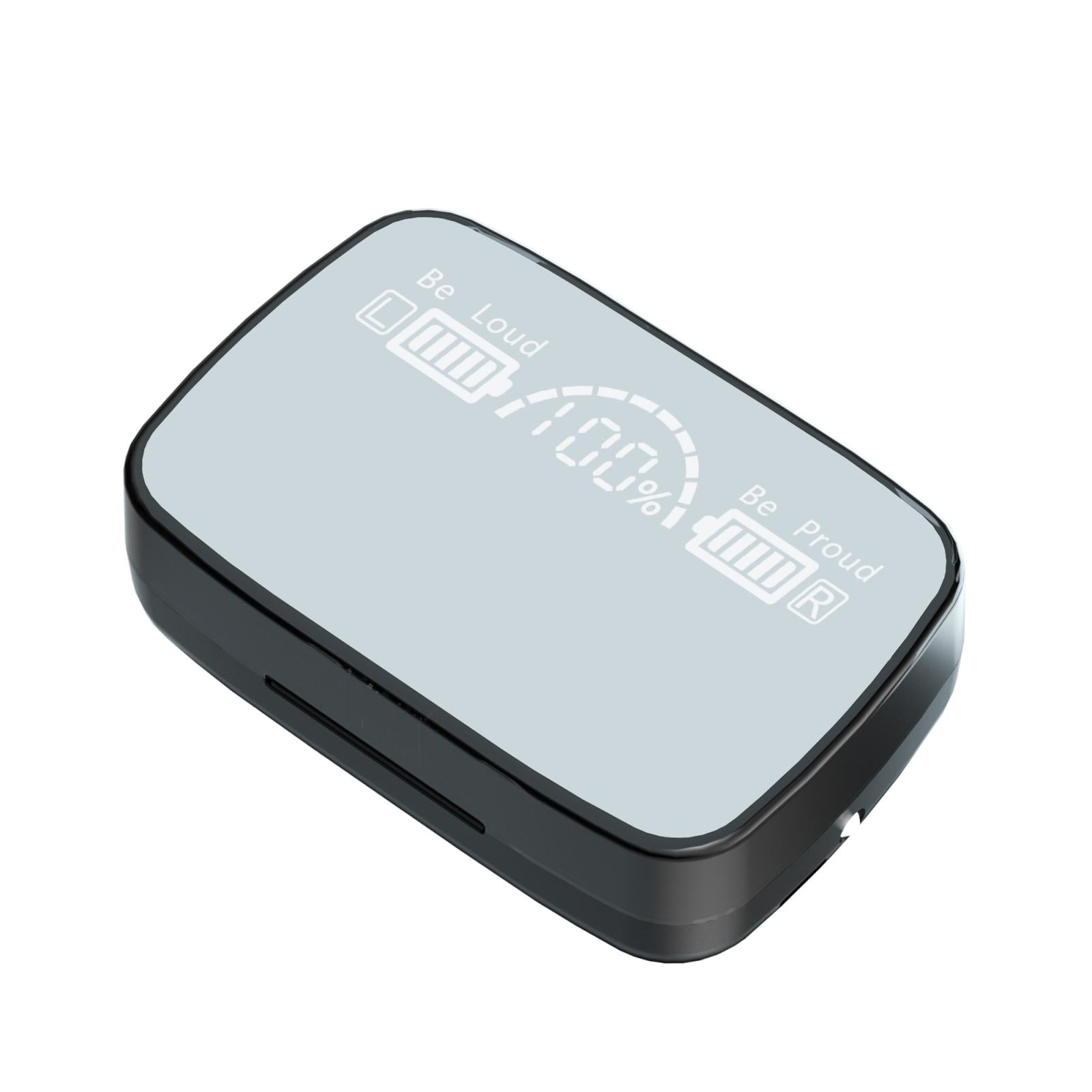 Wireless Bluetooth 5.0 Earphones With Digital Display And Flashlight-1915196704290902017