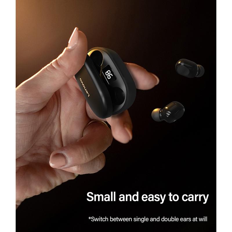 Wireless Bluetooth Earphone With Noise Reduction & Charging Box - Led Display-1915196633075814403