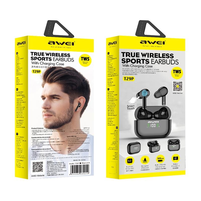 Wireless Tws Headset With Bluetooth 5.0 And Led Display-1915197933779816453