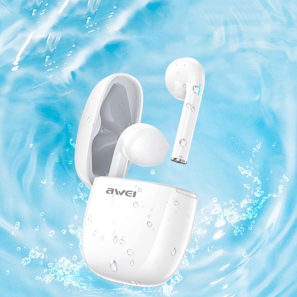 Wireless T28 Sports Tws Headset With Charging Case - White-1915196638666821635