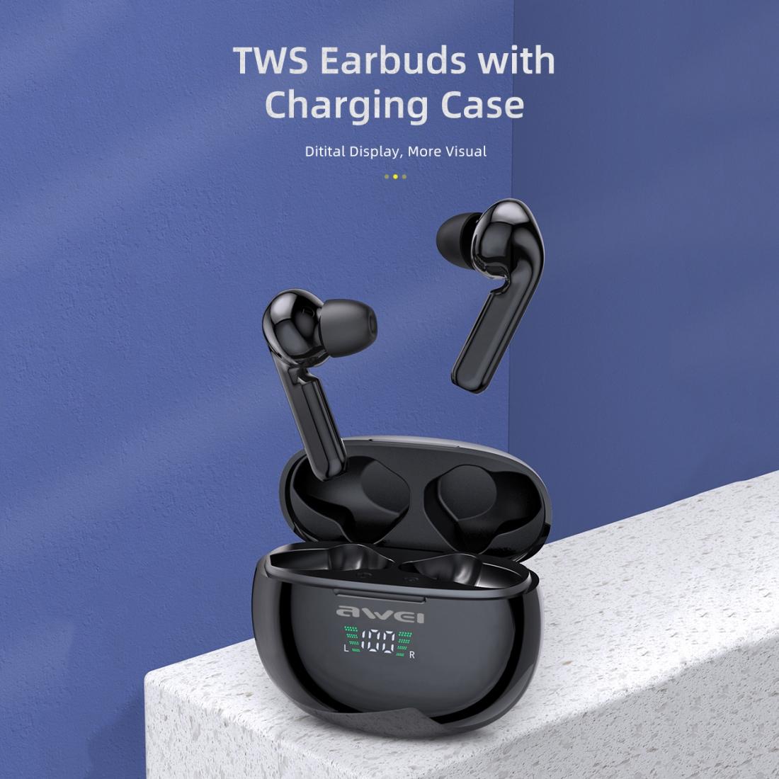 Wireless T15P Sports Headset With Led Display And Charging Case-1915196505233428481