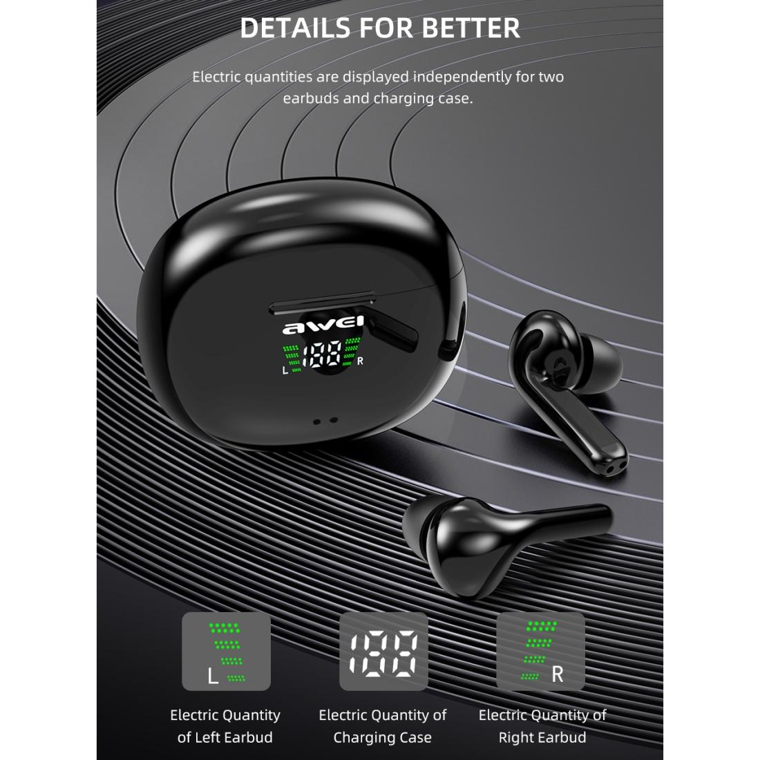 Wireless T15P Sports Headset With Led Display And Charging Case-1915196505233428486