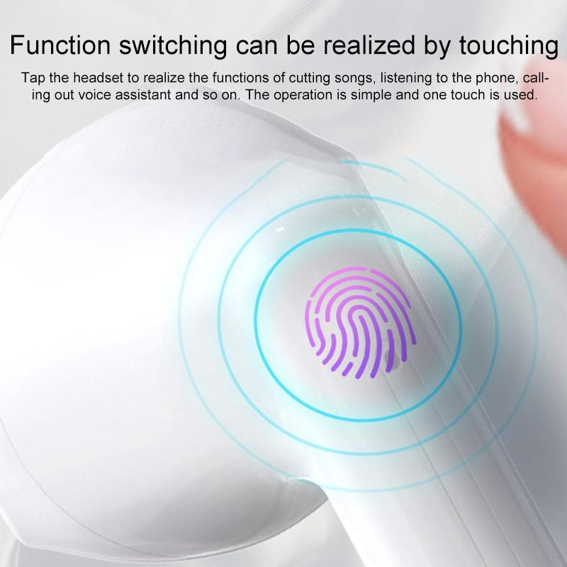 White Wireless Bluetooth Earbuds-1915196625987440641