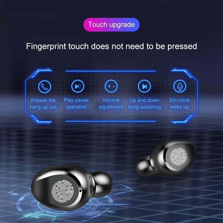 Wireless Bluetooth Headset With Touch Control And Charging Case - V5.0-1915198389801324546