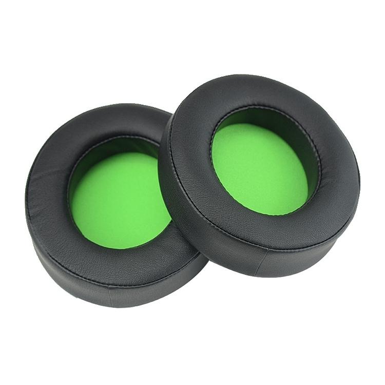 2-Pack Replacement Earpads For Razer Kraken 7.1 V2 Pro Headphones - Green Sponge Cushions-1915197969028747264