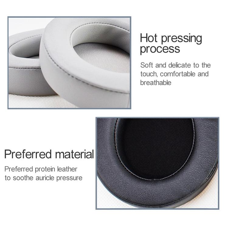 2-Pack Replacement Earpads For Razer Kraken 7.1 V2 Pro Headphones - Grey Sponge Net Cover-1922443446656831489