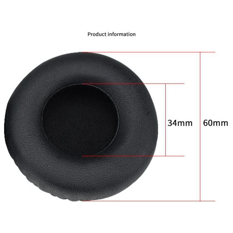 Jbl E30 Headphones Soft Earphone Covers - Imitation Leather & Foam Black Pair-1915196806464147459