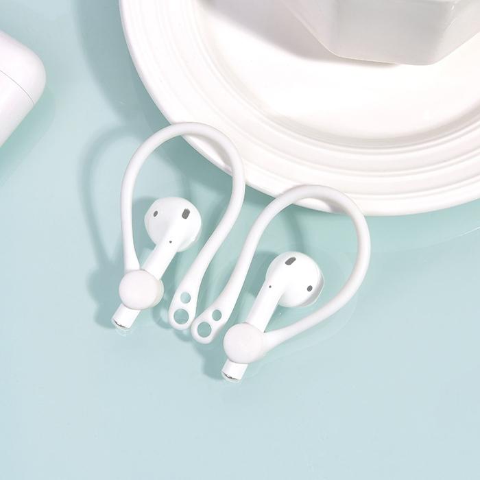 Anti-Lost Wireless Headphones With Lanyard For Apple 1 / 2 - White-1915196639912529921