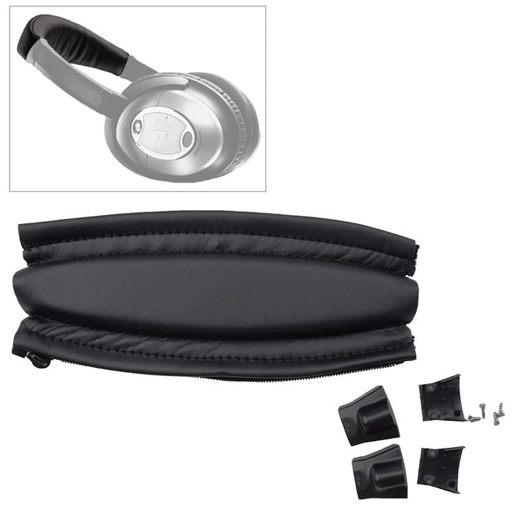 10-Piece Headgear Cover For Bose Qc2 / Qc15 Headphones With Plastic Parts & Screws-1915197518430474244