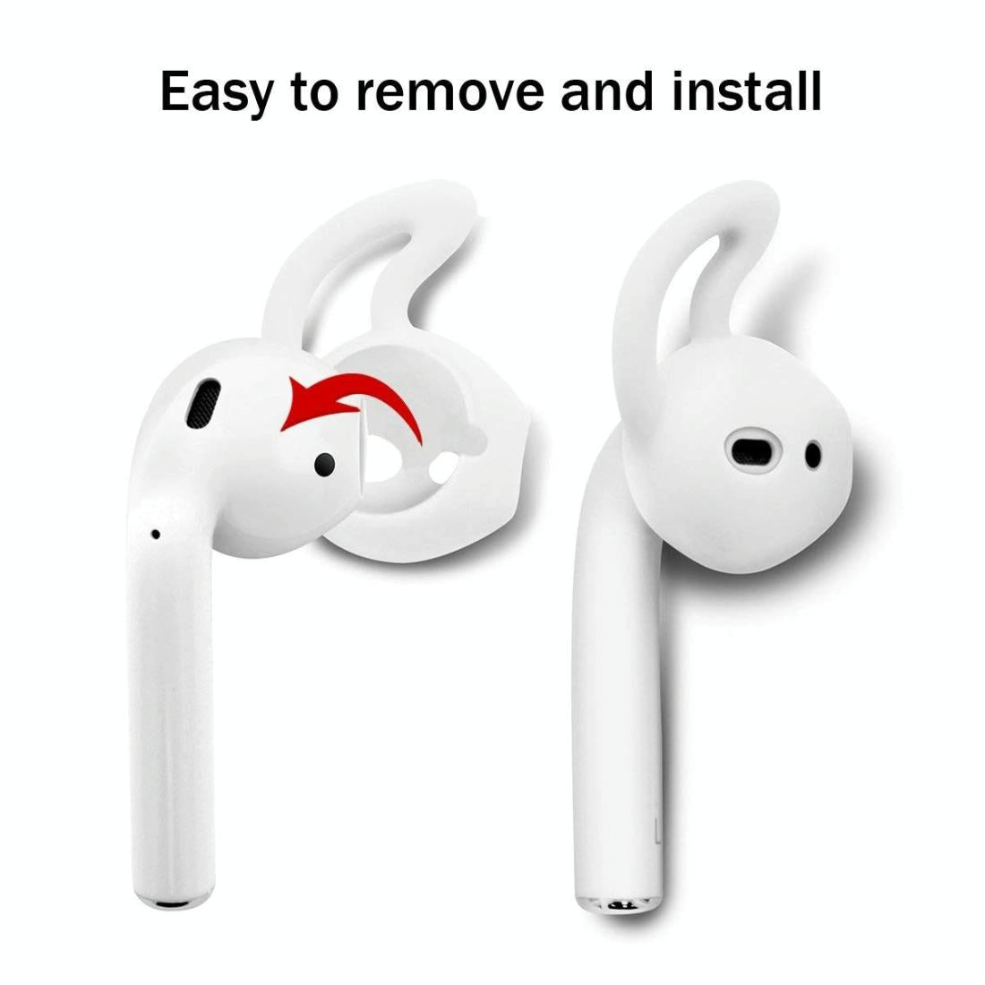 Anti-Lost Ear Hook For Apple Airpods - Hat-Prince Ear Caps 2 Pairs-1915197534444326917