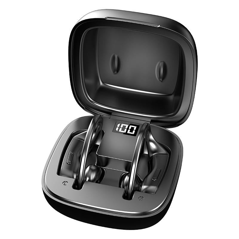 Wireless Bluetooth Earphones With Magnetic Charging Case &amp; Digital Display-1915197253488873473