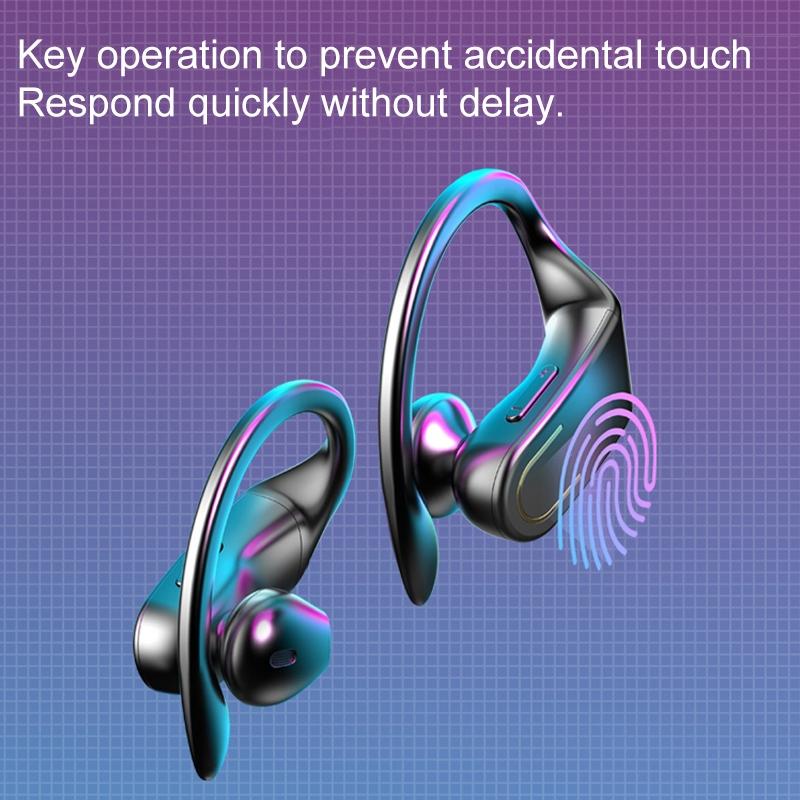 Wireless Bluetooth Earphones With Magnetic Charging Case & Digital Display-1915197253488873480