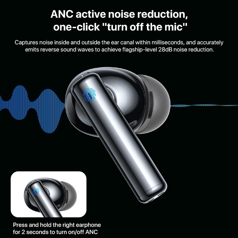 Wireless Bluetooth 5.0 Earphones With Anc And Led Display-1915198045578989574