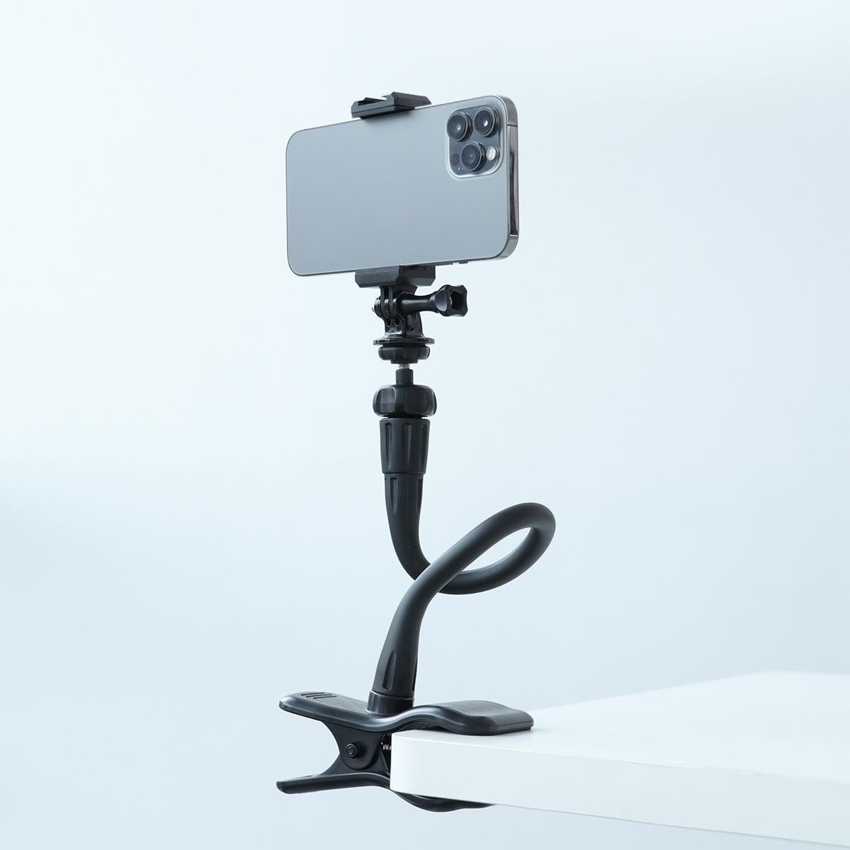 Adjustable Desktop Phone Holder With Flexible Arm-1922443420304019461