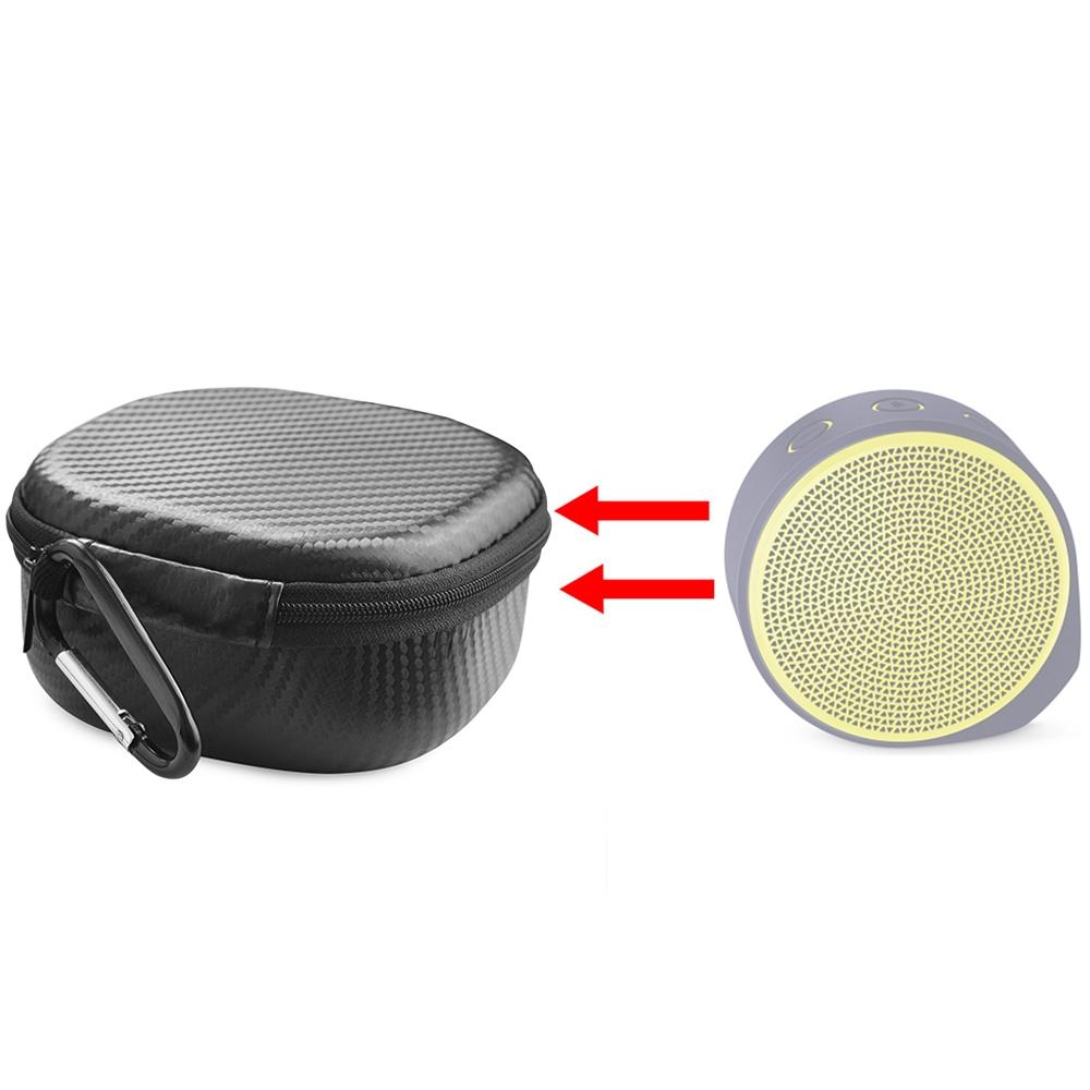Carbon Fiber Protective Bag For Logitech X100 Bluetooth Speaker-1922443483055001600