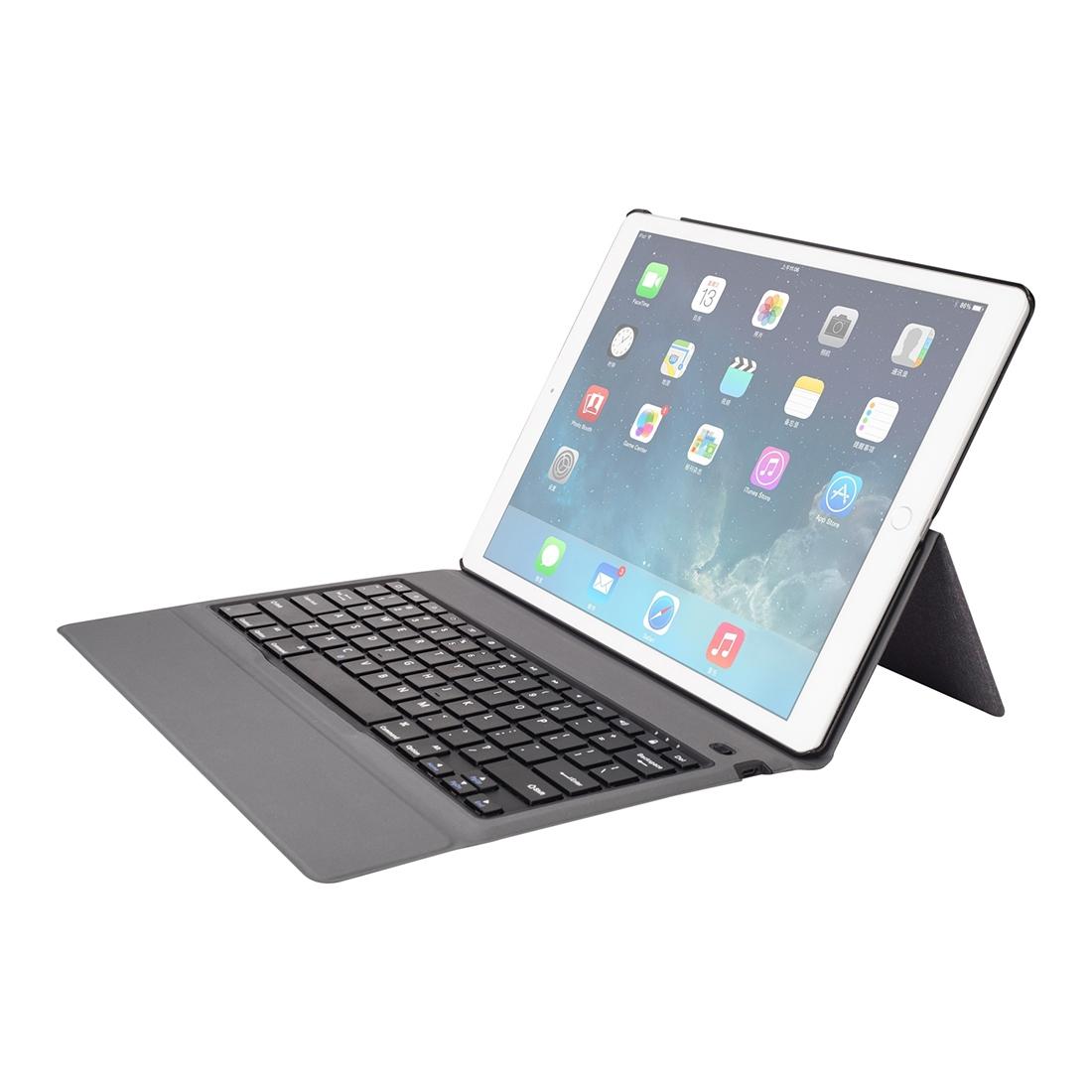 Ultra-Thin Bluetooth Keyboard Leather Case For Ipad Pro 12.9 With Stand - Black-1915196488141639680