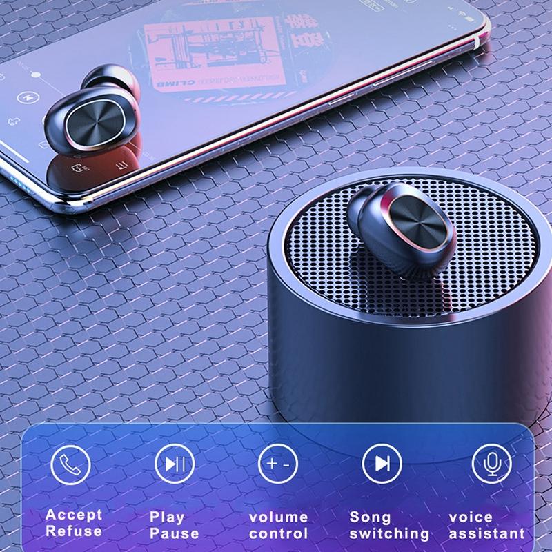 Wireless Noise-Cancelling Earbuds With Charging Case-1943465050924781570