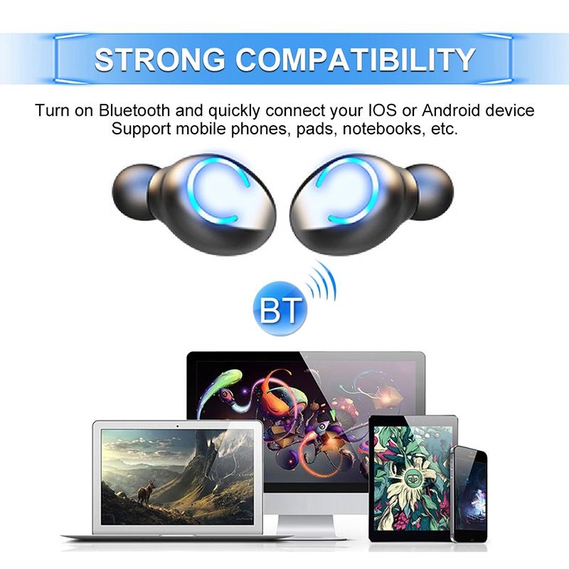 Touch Bluetooth Earphones With Noise Cancelling And Pull-Out Charging Box-1915196778291007492