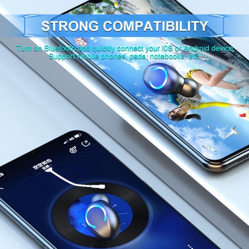 Mini Touch Bluetooth Earphones With Noise Cancelling And Charging Box-1915196794954977288