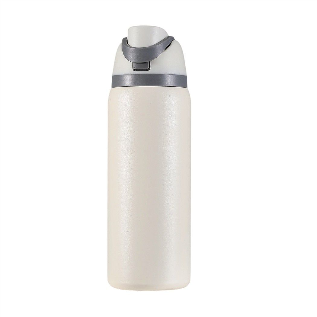 Everfit 950ML Insulated Water Bottle with Straw Stainless Steel Drink Bottle