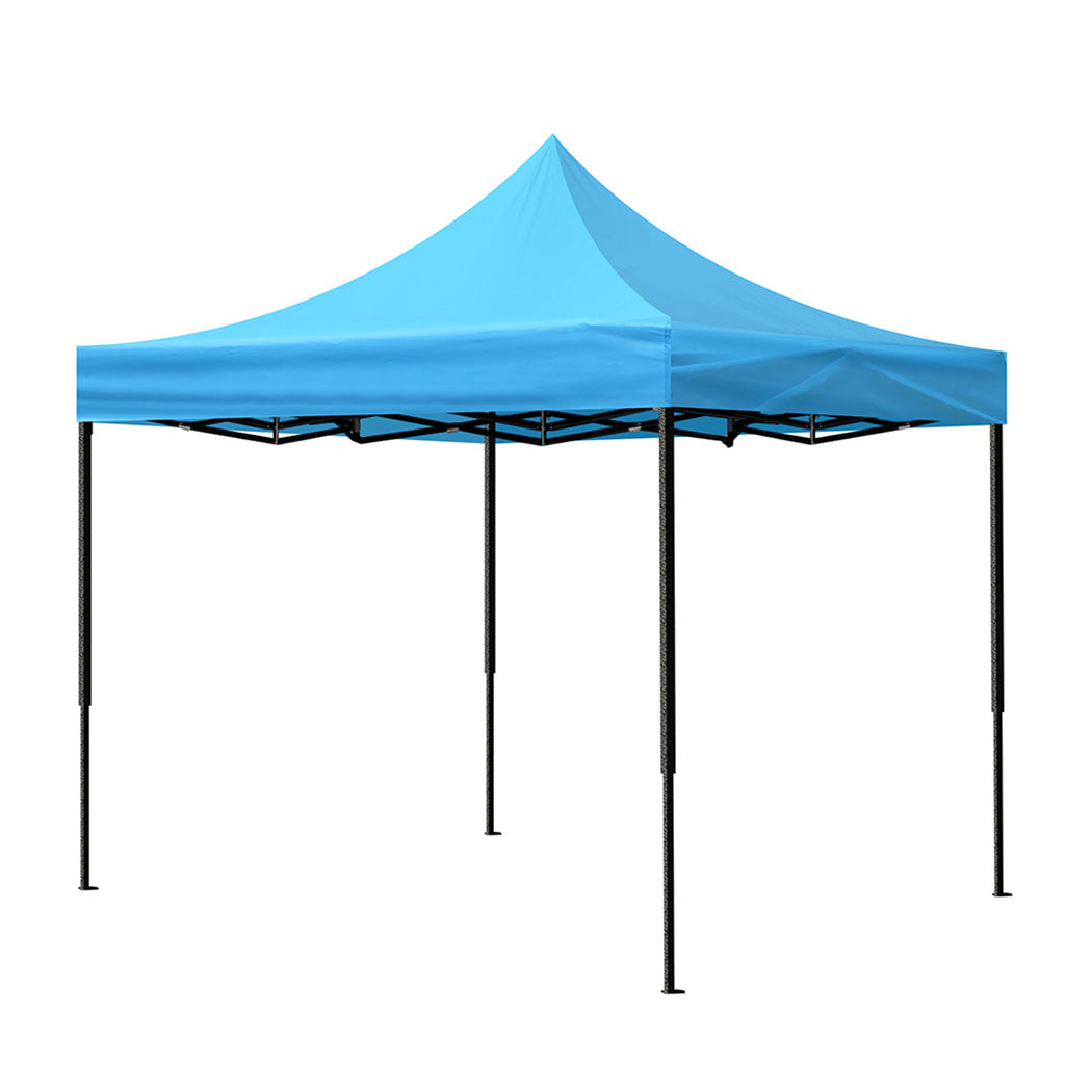 Mountview Gazebo Tent 3x3 Outdoor Marquee Black-1927582202879676416
