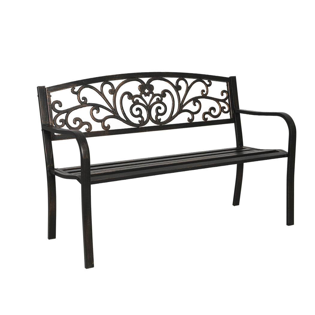 Levede Garden Bench Seat Outdoor Furniture Bronze-1919892867770355712