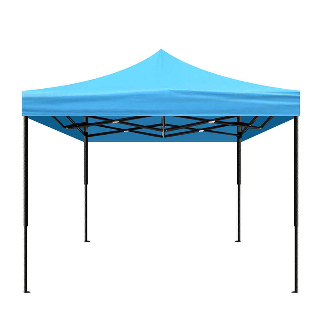 Mountview Gazebo Tent 3x3 Outdoor Marquee Black-1927582202879676417