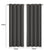 2x Blockout Curtains Panels 3 Layers Charcoal-1910113266101784578