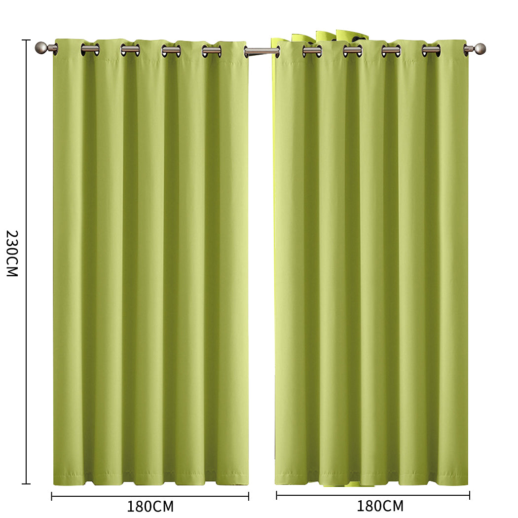 2x Blockout Curtains Panels 3 Layers-1919892930202570754