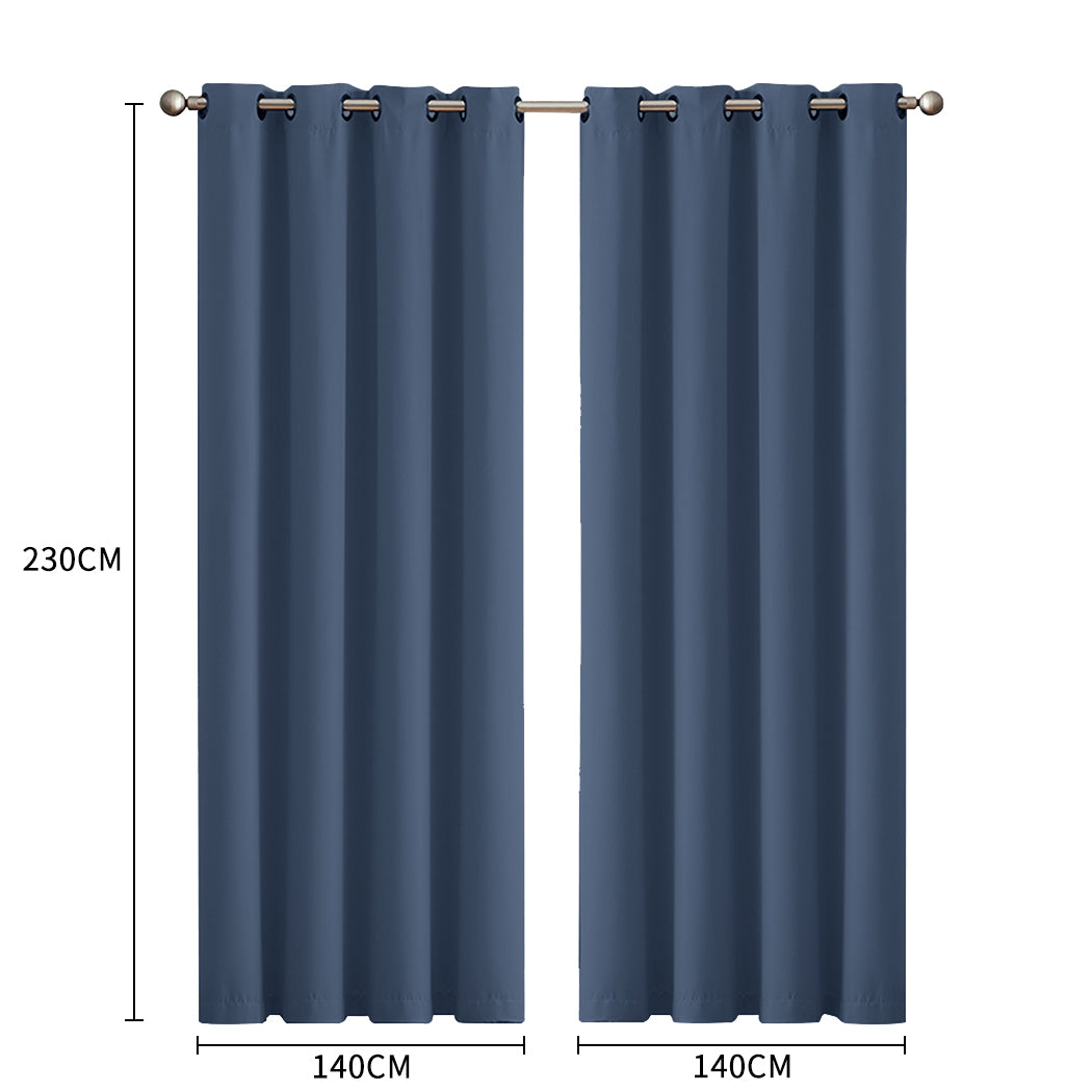 2x Blockout Curtains Panels 3 Layers-1919892929862832130