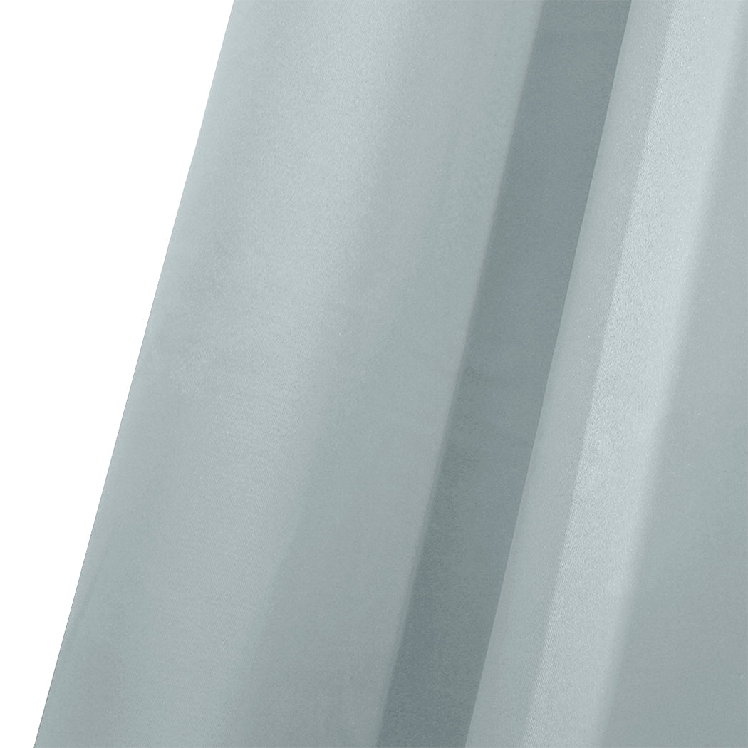 2x Blockout Curtains Panels 3 Layers Green-1919892930760413187
