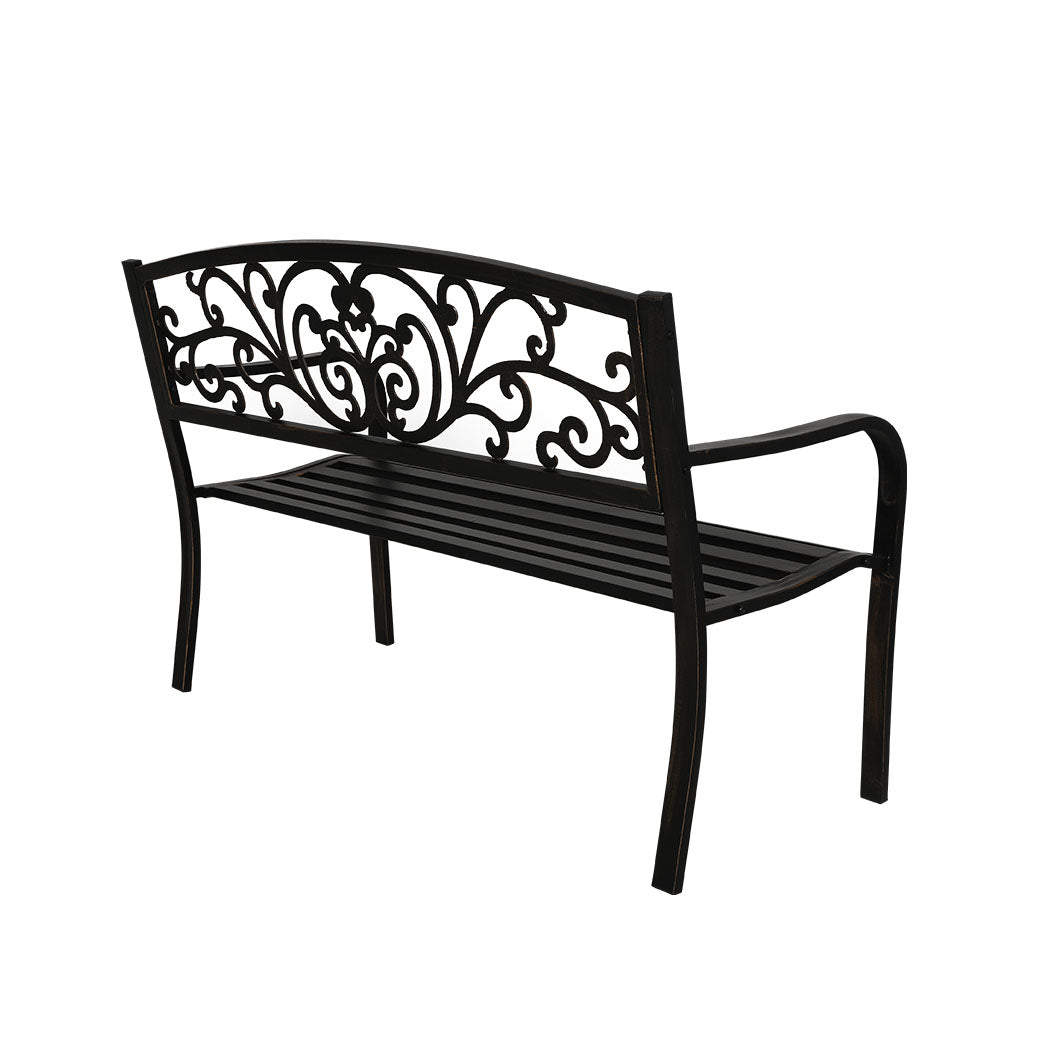 Levede Garden Bench Seat Outdoor Furniture Bronze-1919892867770355715
