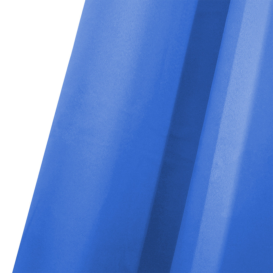 2x Blockout Curtains Panels 3 Layers Blue-1919892930382925827
