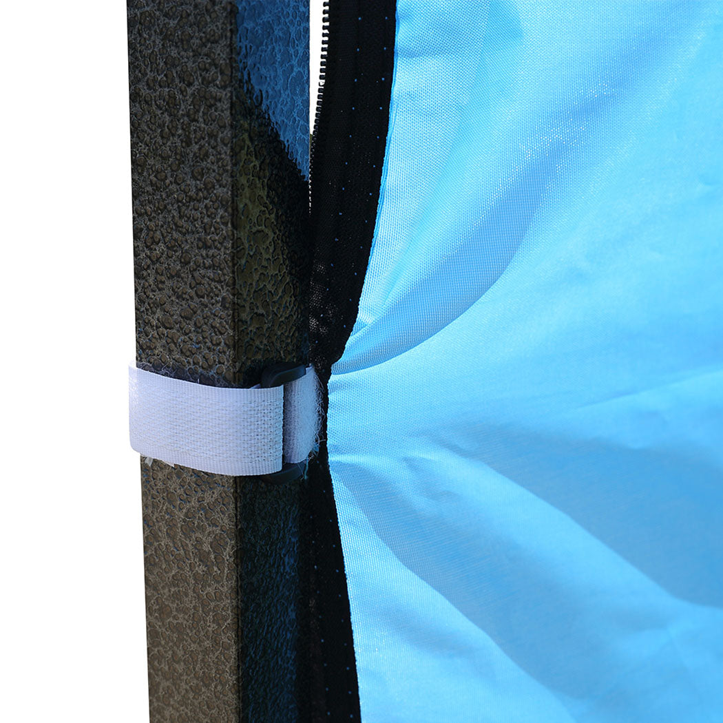 Mountview Gazebo Walls 3x1.9 Outdoor Blue-1910112613442916356