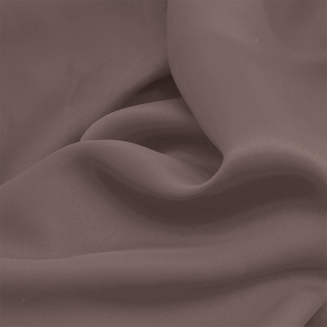 2x Blockout Curtains Panels 3 Layers Taupe-1910113271680208900