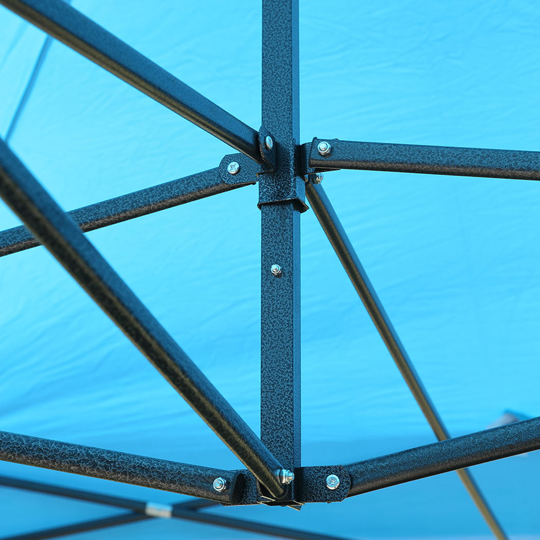 Mountview Gazebo Tent 3x3 Marquee Gazebos Rose Gold-1927582203198443524