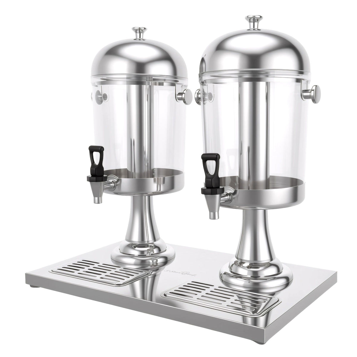 5-Star Chef 16L Dual Tank Juice Dispenser Drink Beverage Server Ice Tubes
