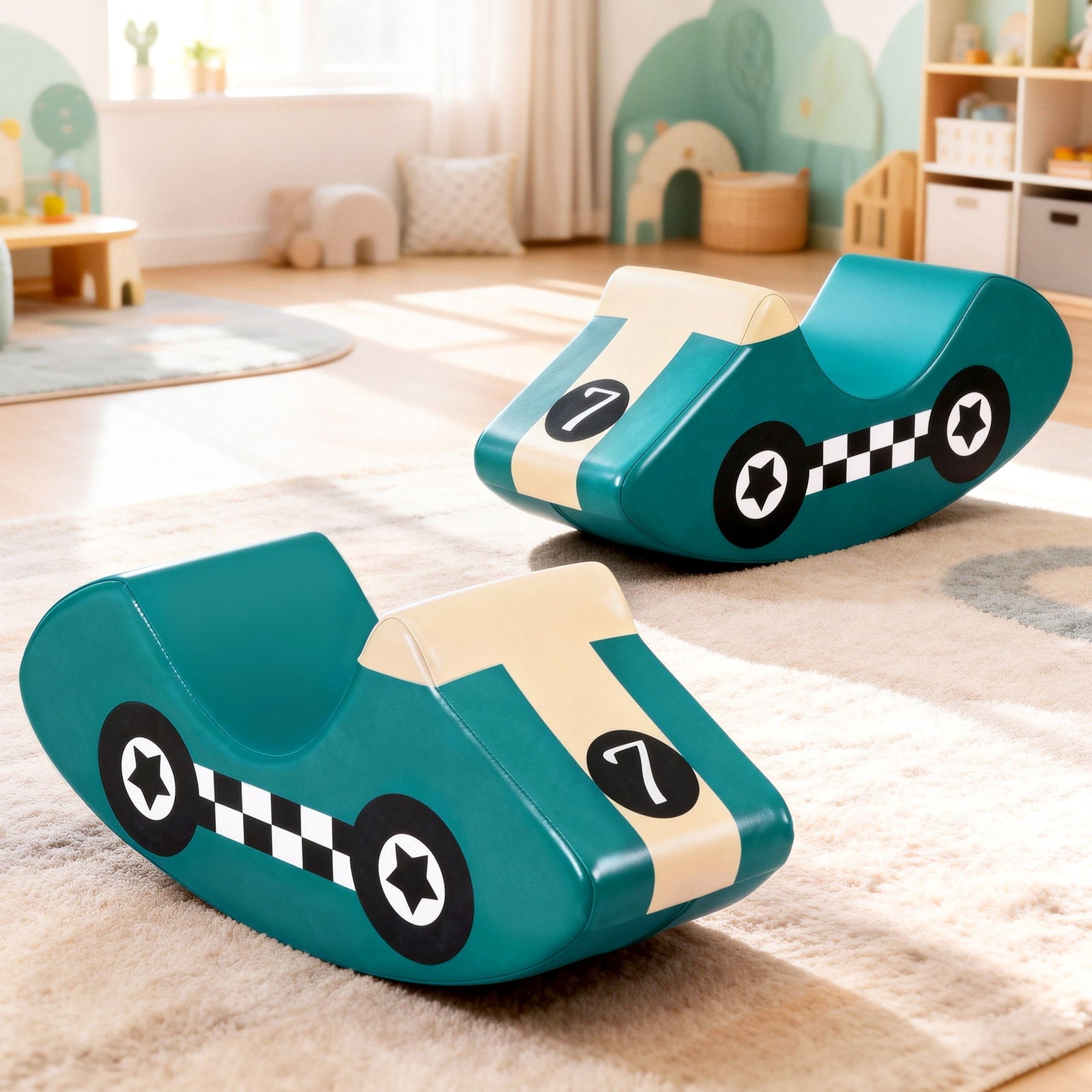 Kids Climbing Blocks Foam Toddler Playset Soft Indoor Climbing Toy Rocker