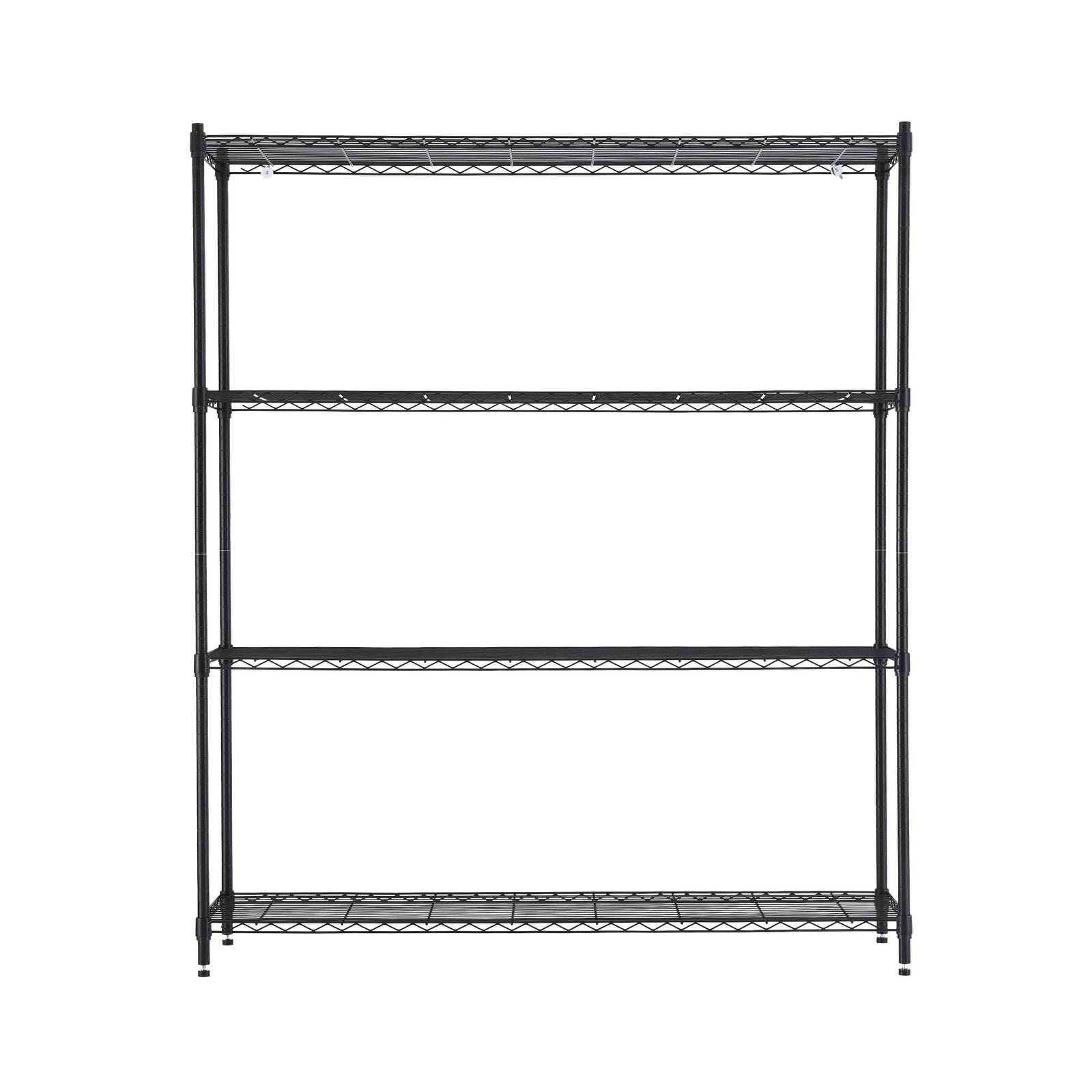 Artiss 4-Tier Kitchen Rack Shelf with Wheels Shelving 152x45x187CM Adjustable Metal Storage Shelves