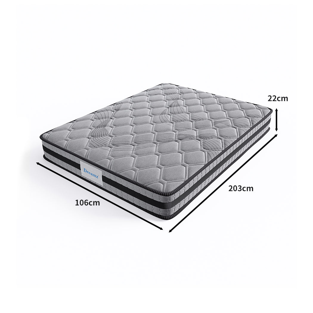 Dreamz Spring Mattress Bed Pocket Egg King Single-1919892864935006210