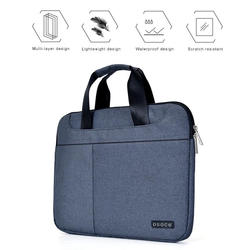 Breathable Laptop Bag For 15 Macbook Samsung Sony Dell Alienware Chuwi Asus Hp - Blue-1915196570488410113