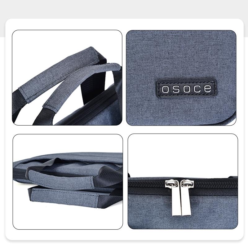 Breathable Laptop Bag For 15 Macbook Samsung Sony Dell Alienware Chuwi Asus Hp - Blue-1915196570488410115