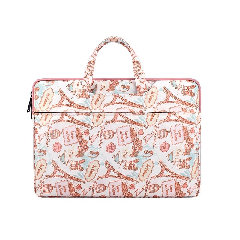 Waterproof Canvas Laptop Handbag - Fits 13.3 Inch-1915198049471303681