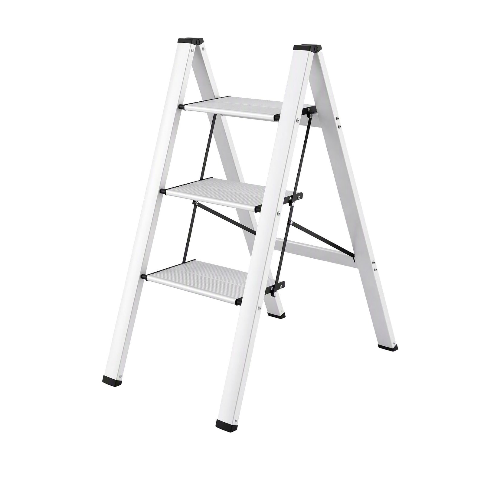 Giantz 3 Step Ladder Multi-Purpose Folding Aluminium Light Weight Platform