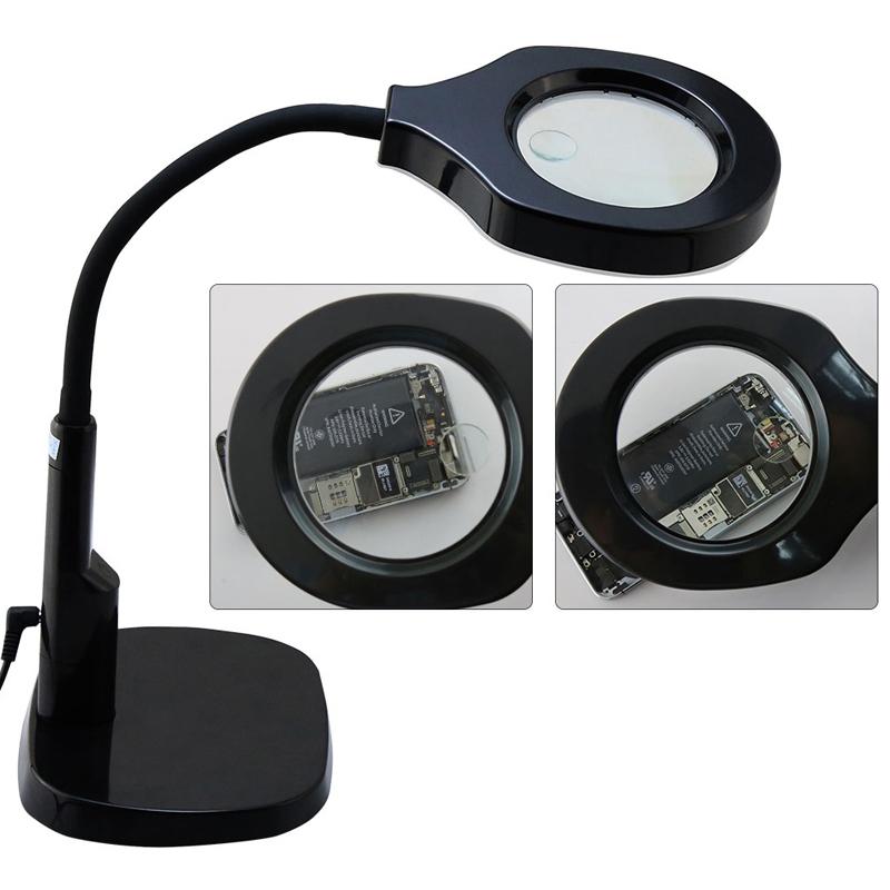 Adjustable Led Desk Magnifier Lamp For 220V Voltage-1915198035885953032