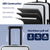 Wanderlite 20" Luggage Suitcase Front Pocket Travel Carry On Dual TSA White