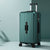 Wanderlite 28" Trunk Luggage Suitcase Travel 5 Wheels Type-C Port TSA Green