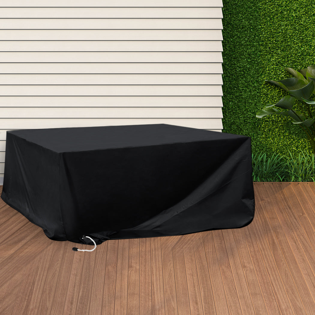 Marlow Outdoor Furniture Cover Garden Black 20cm Extension-1954802881383239686
