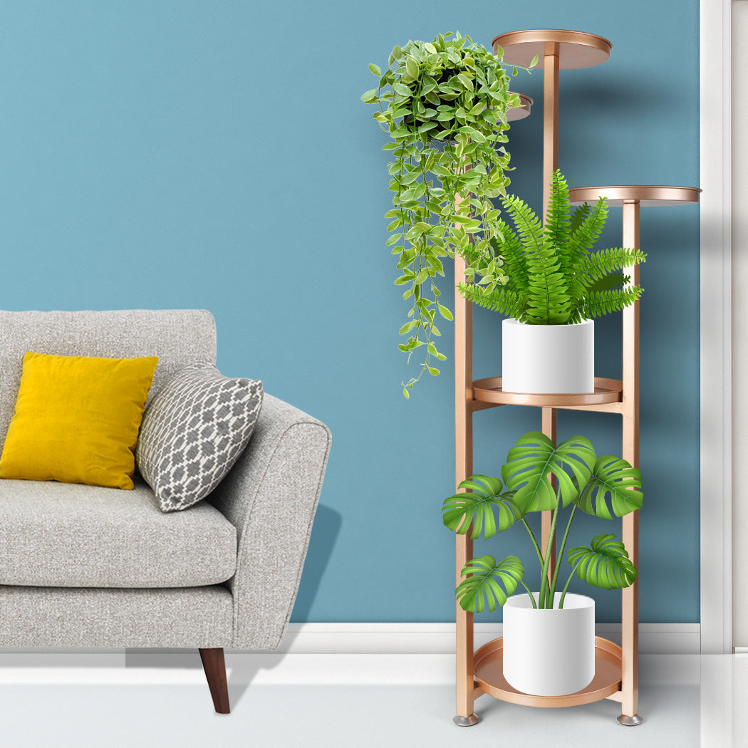 Levede Plant Stand Outdoor Indoor Flower Rose Gold Large-1910112813863538694